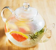 Green tea with grapefruit