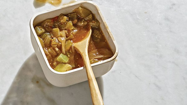 Green tomato BBQ sauce