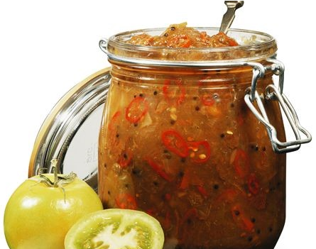 Green tomato chutney
