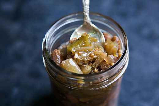 Green tomato chutney