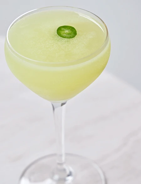 Green tomato spicy marg