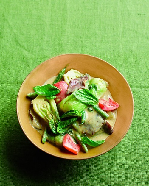 Green vegetable curry