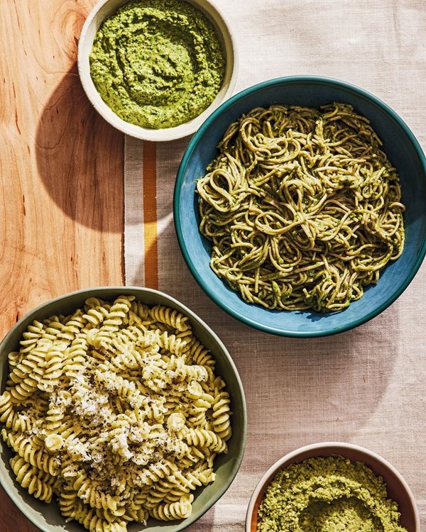 Green vegetable pesto