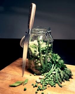 Green vegetable salad