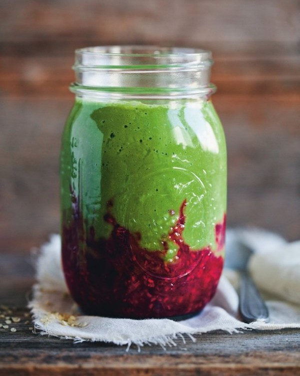 Green yoga smoothie