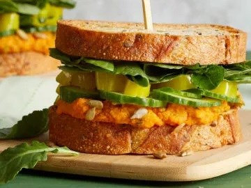 Greens and things sandwiches