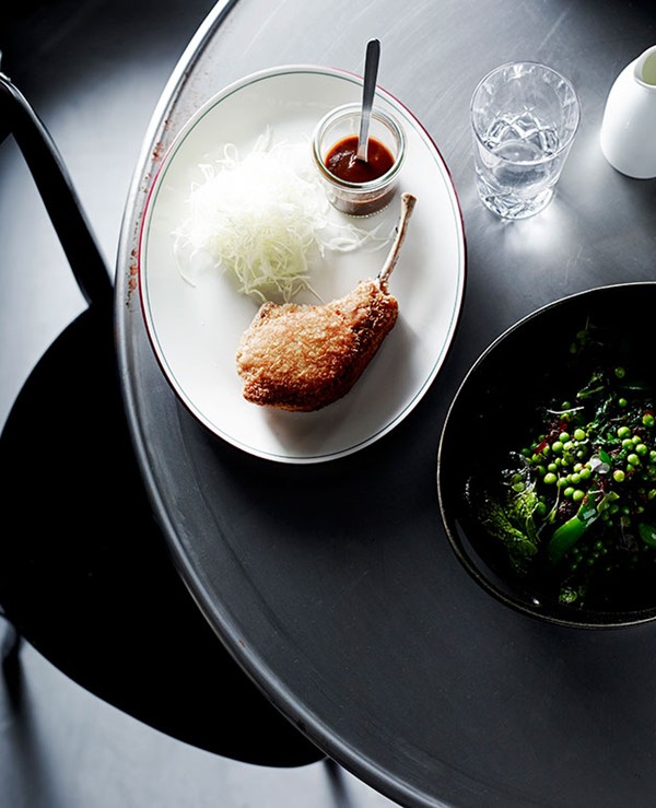 Greens and XO sauce 