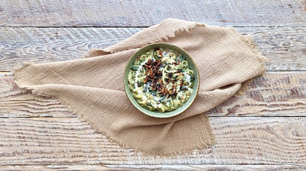 Greens, beans & noodle soup (Aash reshteh)
