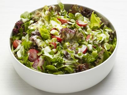 Greens with buttermilk dressing