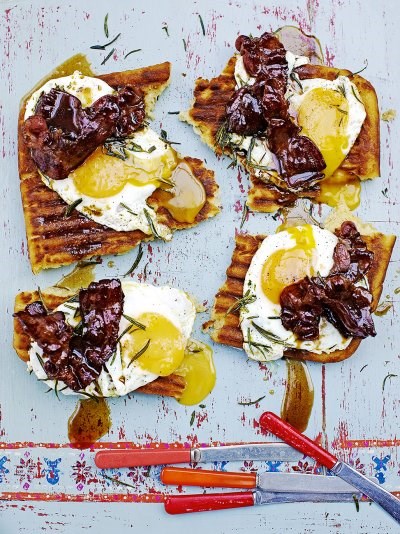 Griddle-pan waffles