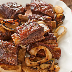 Grill-braised short ribs
