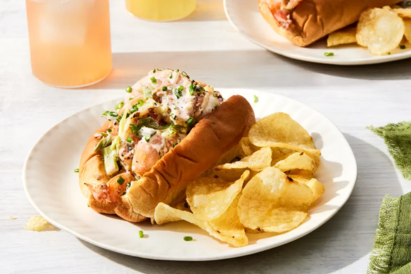 Grilled & chilled shrimp rolls