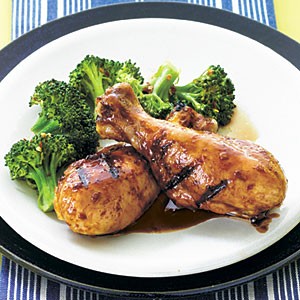Grilled Asian drumsticks