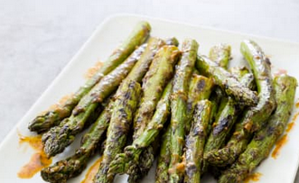 Grilled asparagus