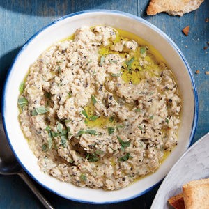 Grilled baba ganoush