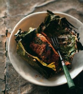 Grilled barramundi curry