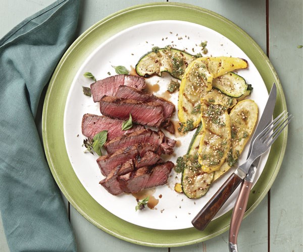 Grilled beef tenderloin
