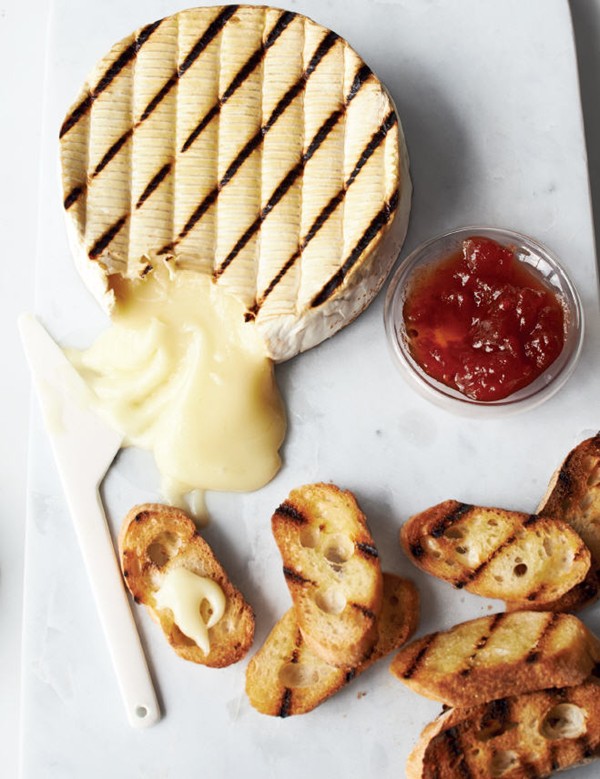 Grilled Brie with tomato jam recipe Eat Your Books