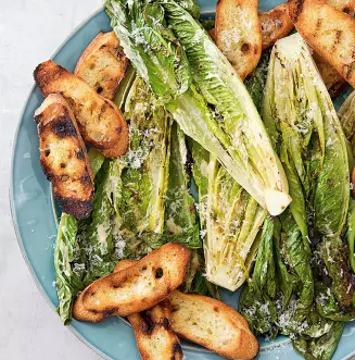 Grilled Caesar salad