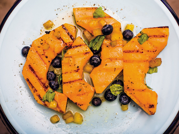 grilled cantaloupe from Saveur Magazine