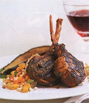 Grilled charmoula lamb chops 2