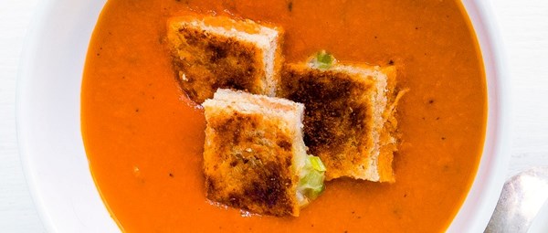 Grilled cheese and tomato soup