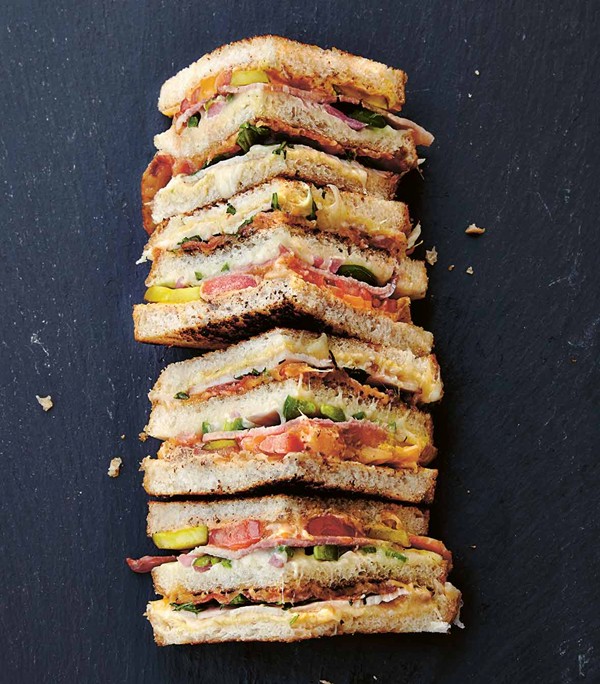 Grilled cheese recipe with everything