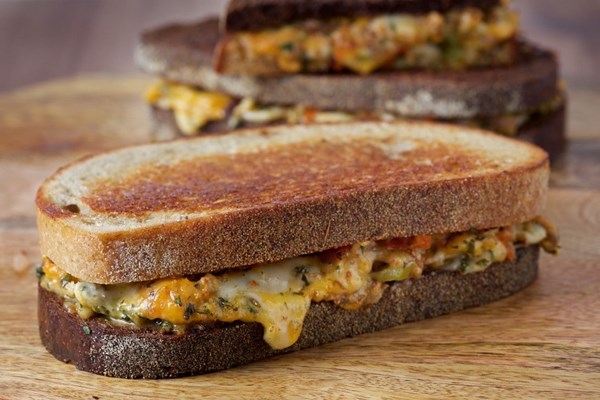 Grilled cheese with chutney