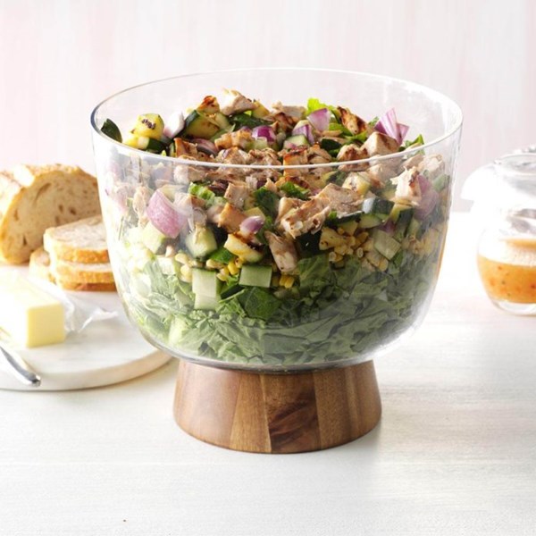 Grilled chicken chopped salad