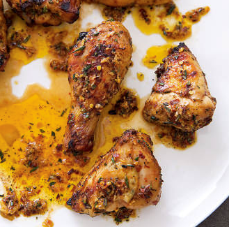 Grilled chicken diavolo