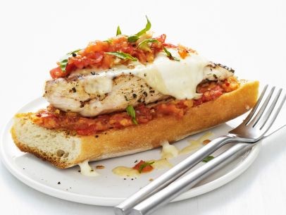 Grilled chicken Parmesan