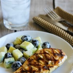Grilled chicken recipe with lemon, capers, and oregano