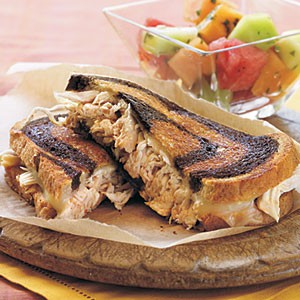 Grilled chicken reubens