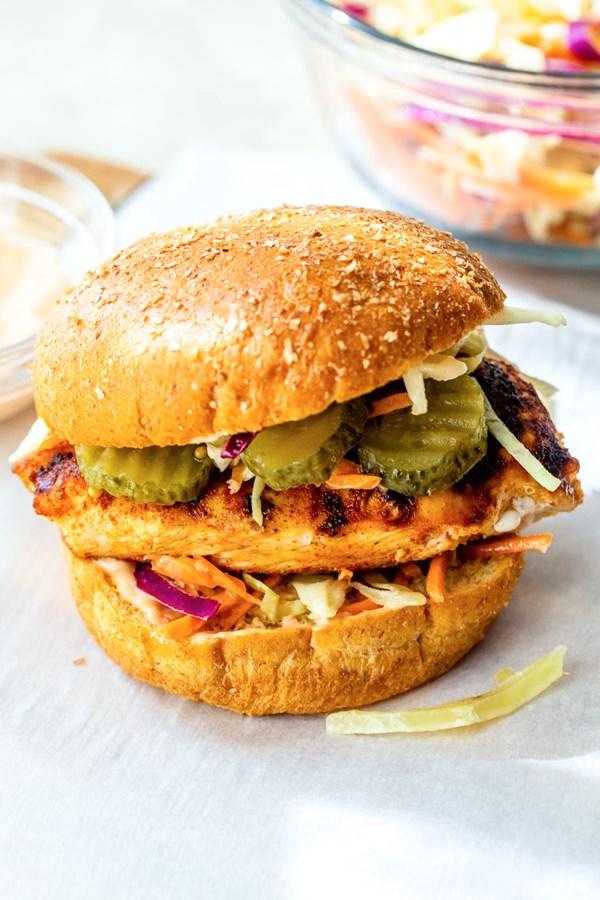 Grilled chicken sandwich