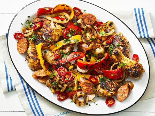 Grilled chicken scarpariello 