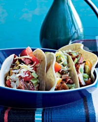 Grilled-chicken tacos