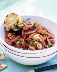 Grilled-chicken tagine