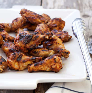 Grilled chicken wings