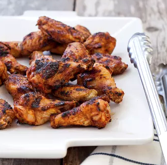 Grilled chicken wings