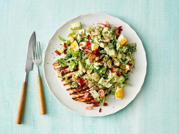 Grilled chicken with Cobb salad