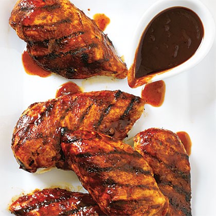 Grilled chicken with cola sauce
