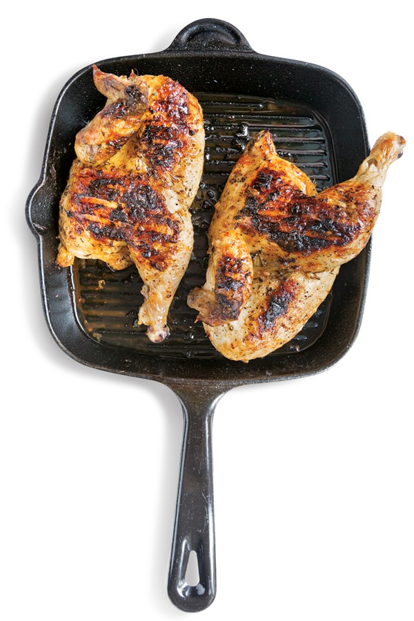 Grilled chicken with ginger (Poulet grillé au gingembre)