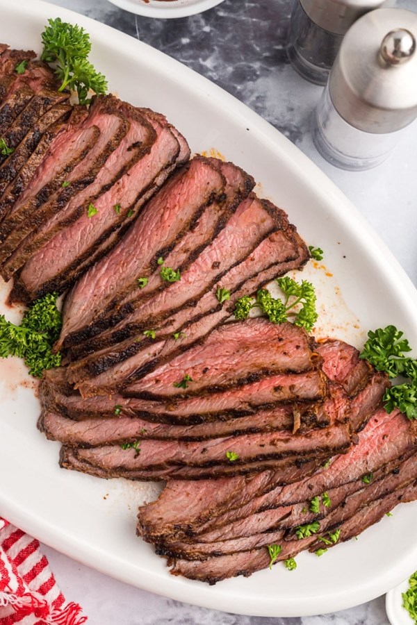 Grilled chili garlic tri tip