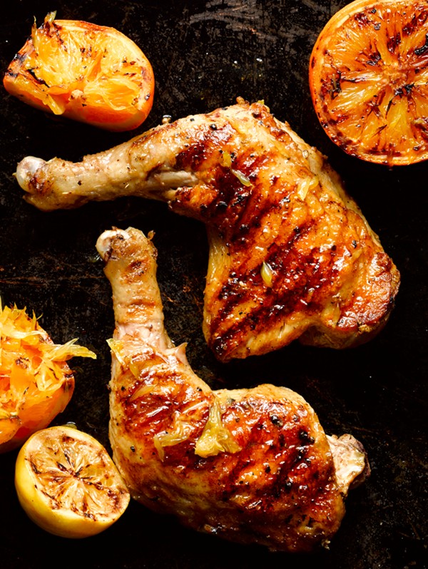 Grilled citrus chicken