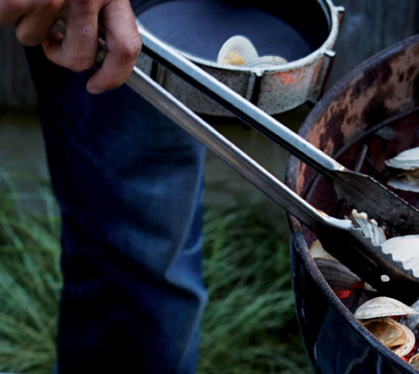 Grilled clams