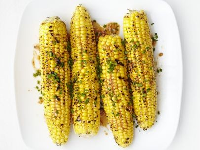 Grilled corn with steakhouse butter
