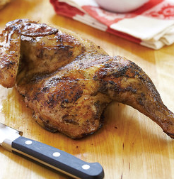 Grilled Cornell chicken