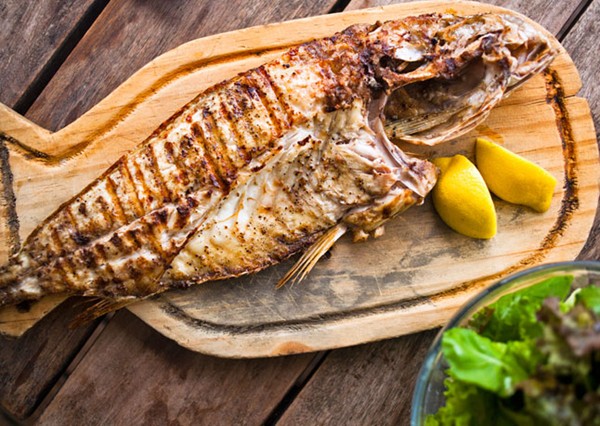 Grilled corvina