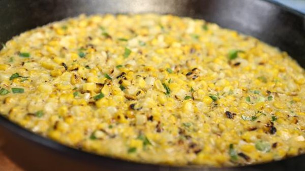 Grilled creamed corn