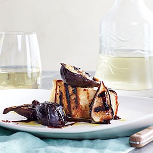 Grilled fig toast
